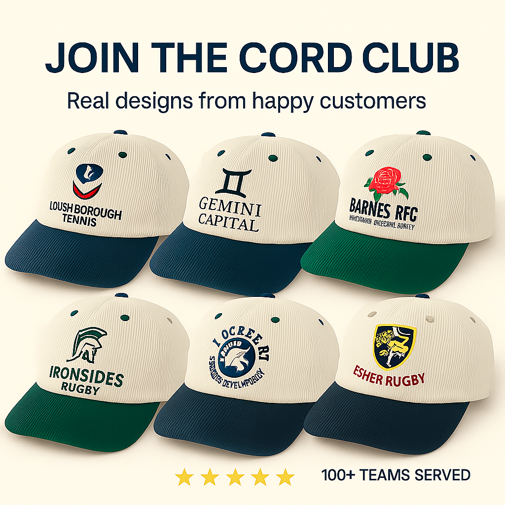 Custom Corduroy Caps