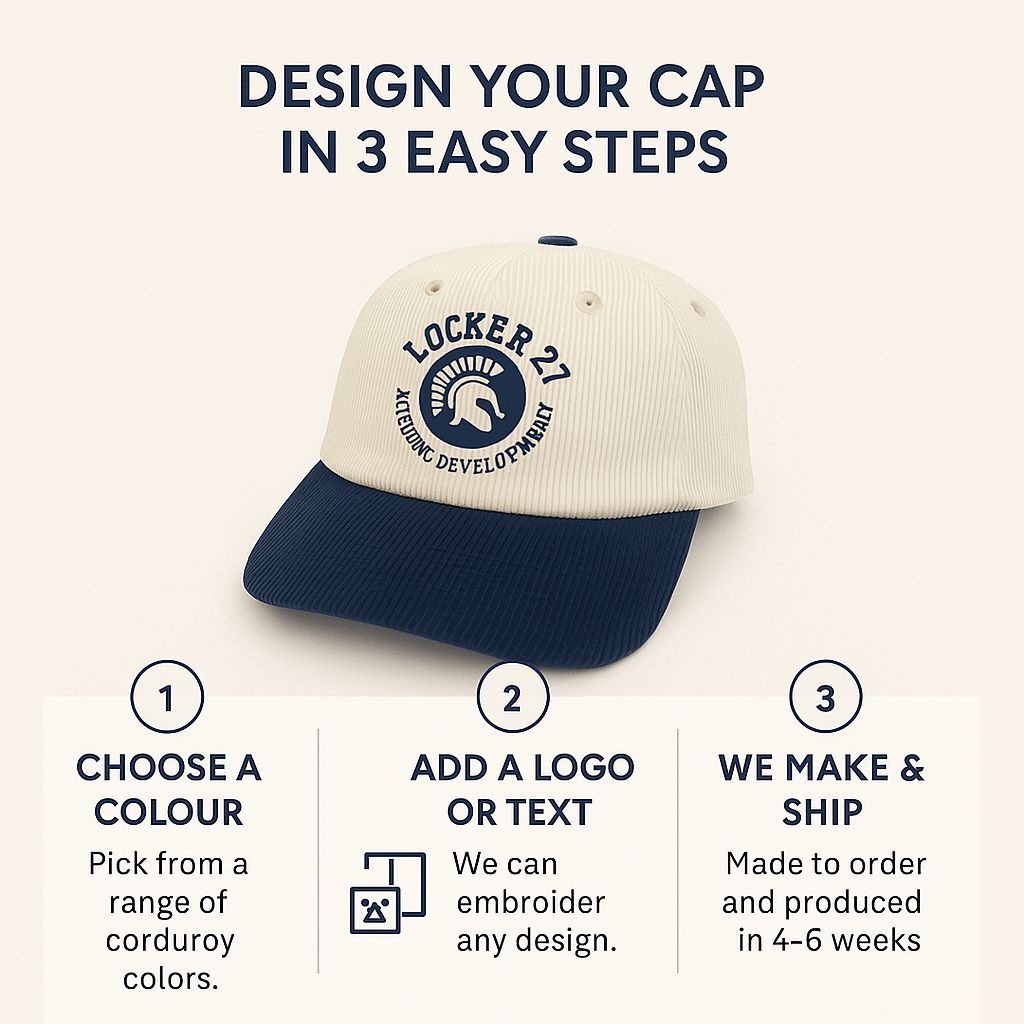 Custom Corduroy Caps