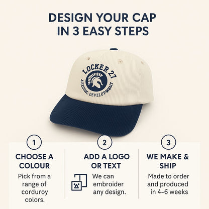 Custom Corduroy Caps