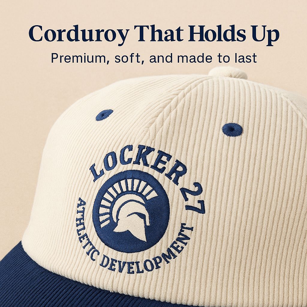 Custom Corduroy Caps